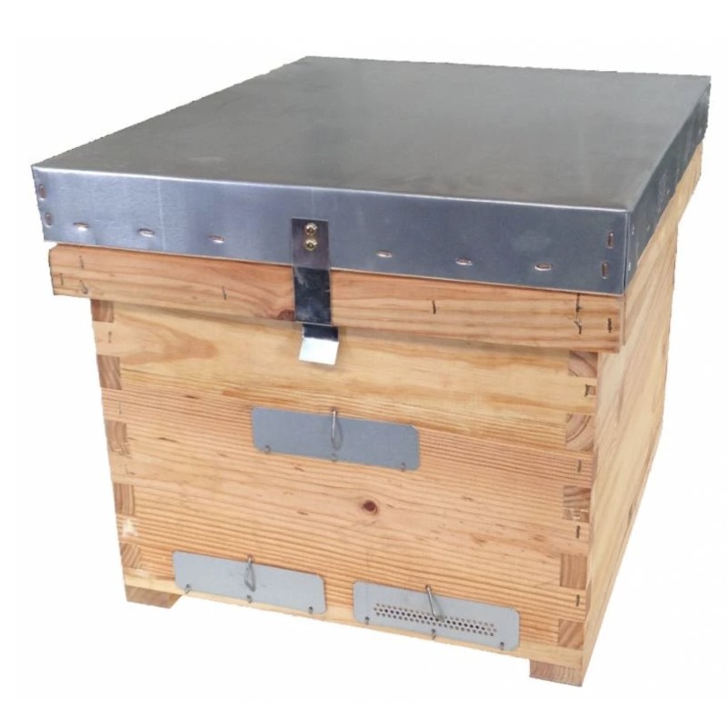 Cámara de cría trashumancia Dadant US - Madera pino maciza 25 mm Colmenas Dadant