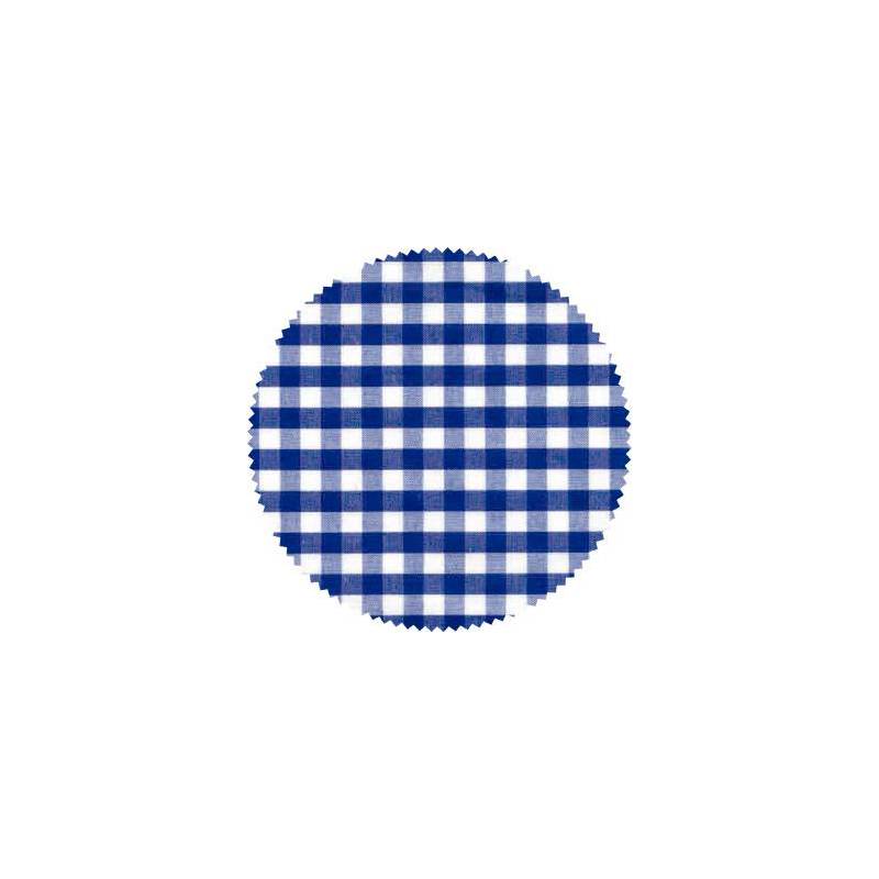 Pack 20 Cubretapas VICHY azul Decoración Pack 20 Cubretapas VICHY azul Decoración