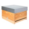 Ruche Langstroth sans hausse (corps seul) avec fond sanitaire Les Ruches Langstroth
