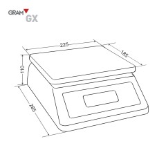 Präzisionswaage 15kg