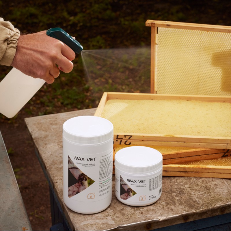 WAX-VET – Protection des cadres contre la fausse-teigne Lutter contre la teigne de la cire