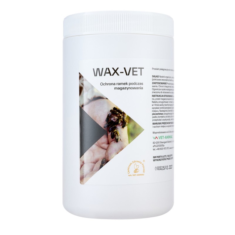 WAX-VET – Protection des cadres contre la fausse-teigne Lutter contre la teigne de la cire