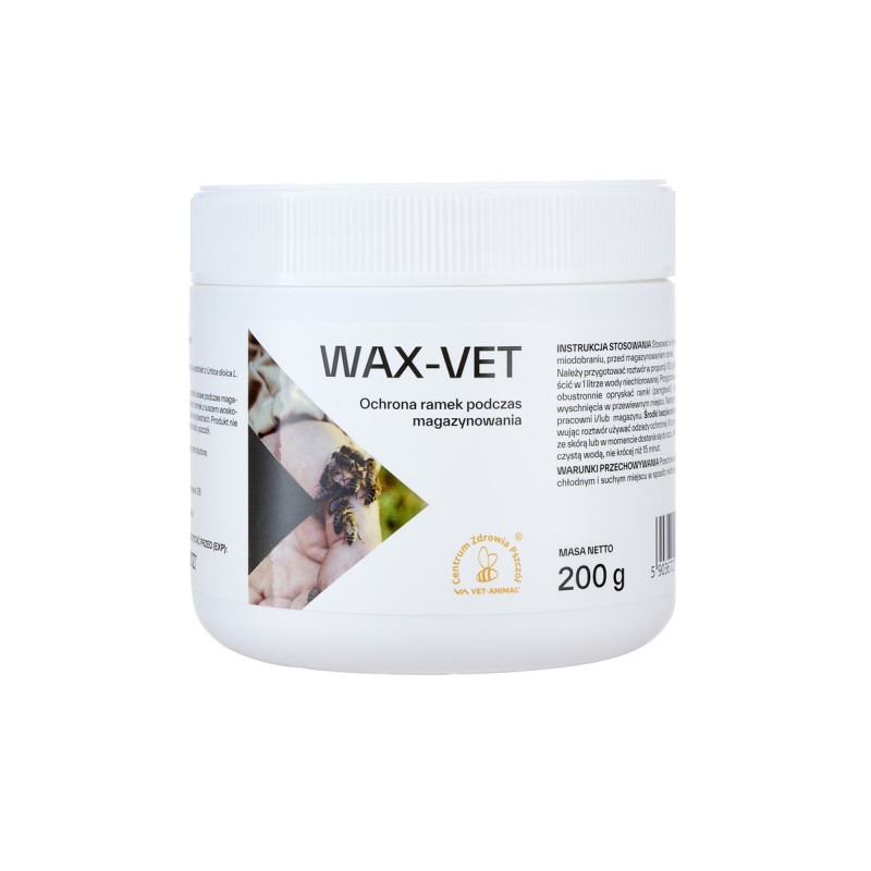 WAX-VET – Protetor de quadros contra traça-da-cera