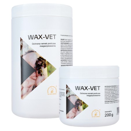 WAX-VET – Wax moth frame protector for storage Moth control