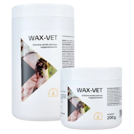 WAX-VET – Wax moth frame protector for storage Moth control