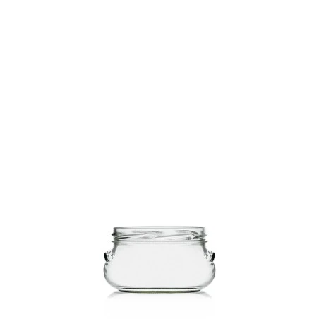 228ml Wide-Mouth Jar TO-82 - Pack 16 u. Honey Crystal Jars
