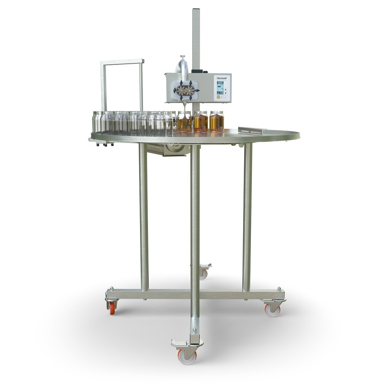 Mesa giratória semiautomática para a Honeyaid®