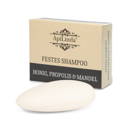 Solid Shampoo Bar with Honey, Propolis & Almond Cosmetics