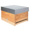 Ruche Dadant US fixe sans hausse avec plancher sanitaire Les Ruches Dadant