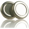 TO 43mm golden pasteurisierbarer Deckel - Packung 40 Stück