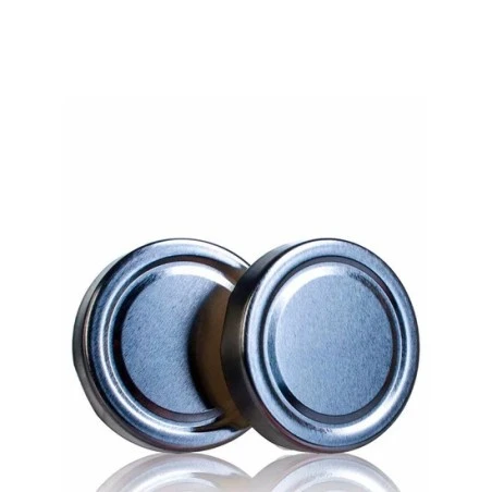 High skirt TO 58 Deep silver pasteurizable lid - Pack of 30 units Caps and closures