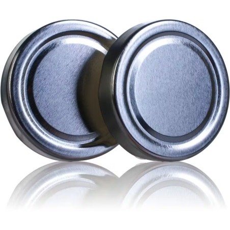 Deep Deckel TO 63 Silber - Packung 25 Stück