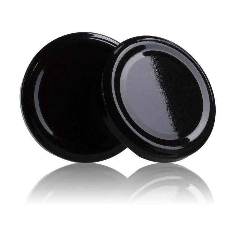Coperchio TO 66mm nero pastorizzabile - Confezione da 25 unità