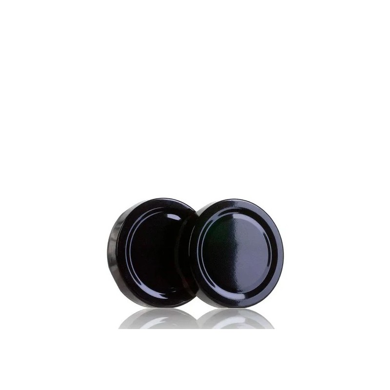 Twist-Off Lid 66 mm Black (pasteurisable) - Pack of 25 units Caps and closures