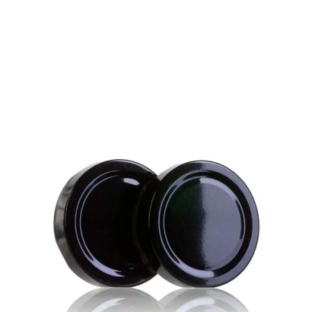 Coperchio Twist-Off 66 mm H14 Nero (pastorizzabile) - Confezione da 25 unità