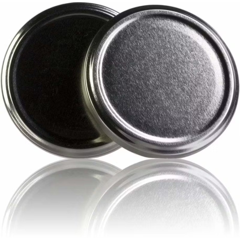 Couvercle TO 77 Argent Pasteurisation - Pack de 25 unités Couvercles