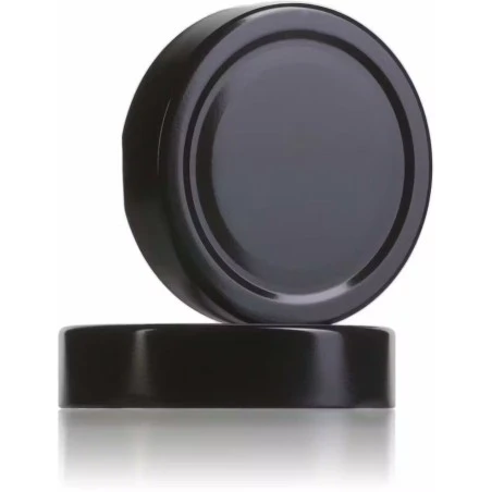 Coperchio TO 82mm ALTA nera - Confezione da 16 unità