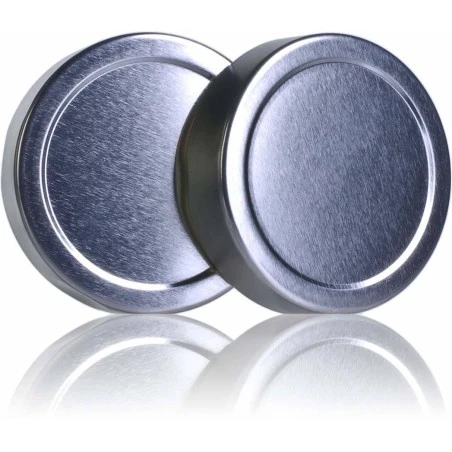 TO 82mm ALTA Silber pasteurisierbarer Deckel - Packung 16 Stück