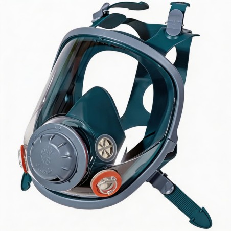 Maschera facciale completa in silicone OxyPro X8 per sublimazione e acidi