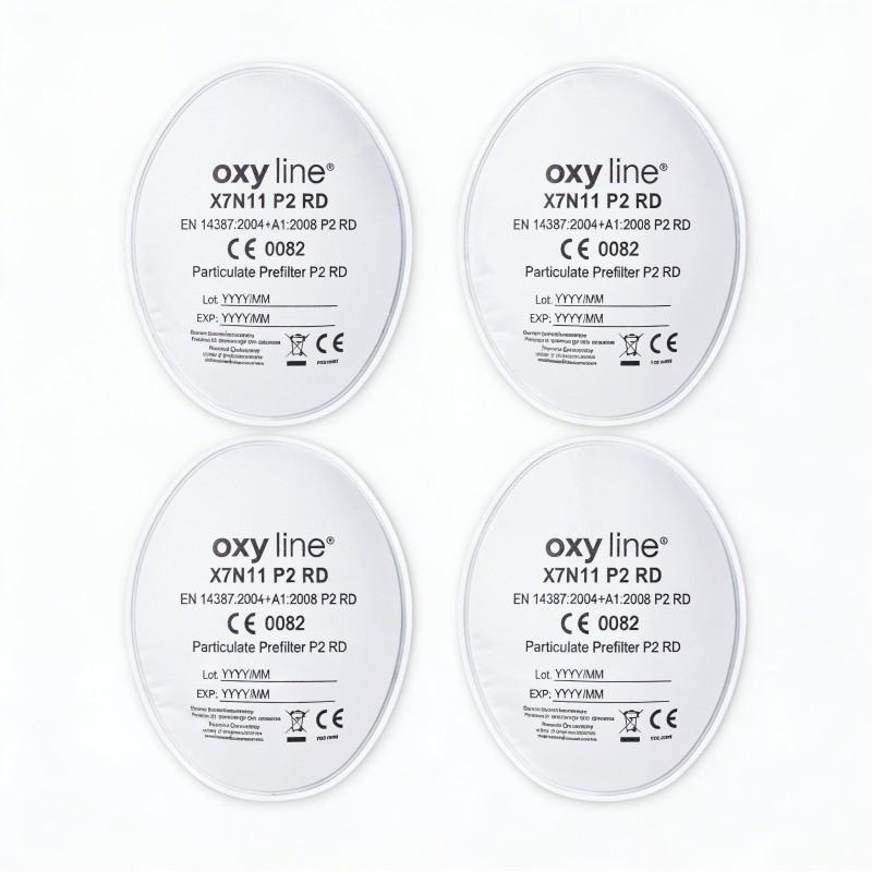 Prefiltro de partículas P3 D X7N13 Oxyline (Pack de 4) Sublimadores y Vaporizadores