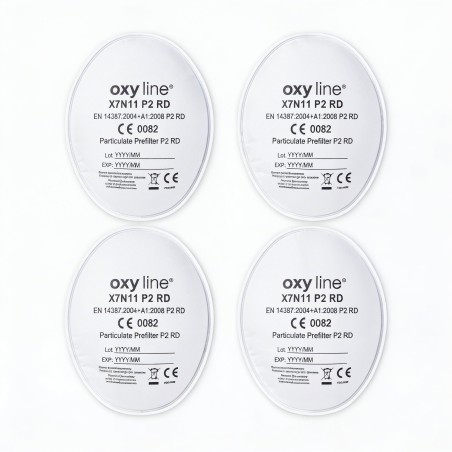 Prefiltro de partículas P3 D X7N13 Oxyline (Pack de 4) Sublimadores y Vaporizadores