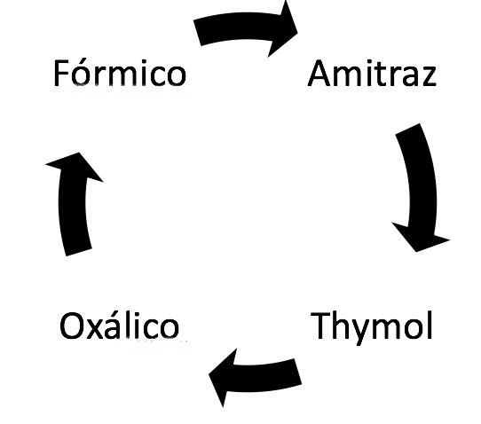 rotar tratamientos varroa